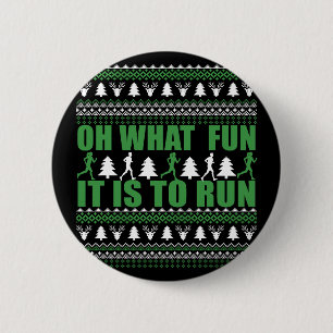 Badge Rond 5 Cm mauvais pull de noël