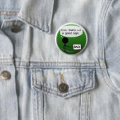 Badge Rond 5 Cm Mauvais signe (En situation)