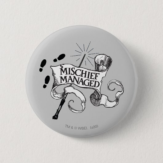 Badge Rond 5 Cm Mauvais traitement (Devant)