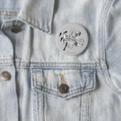 Badge Rond 5 Cm Mauvais traitement (En situation)