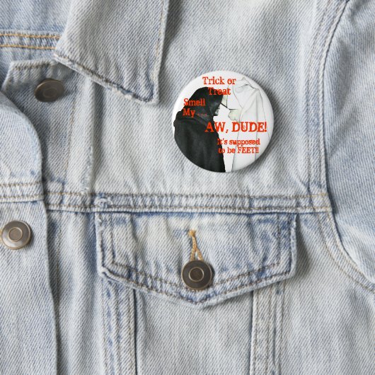 Badge Rond 5 Cm Mauvaise haleine (En situation)