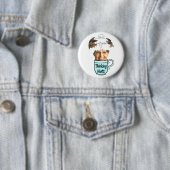Badge Rond 5 Cm maux de pensée (En situation)