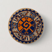 Badge Rond 5 Cm Maya Hunab Ku (Devant)