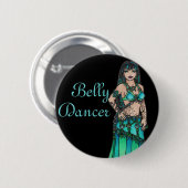 Badge Rond 5 Cm Maysun Belly Dancer (Devant & derrière)
