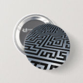 Badge Rond 5 Cm Maze métallique (Devant & derrière)