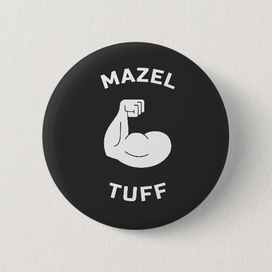 Badge Rond 5 Cm Mazel Tuff Fierté juive juive Mazel Tov Pride (Devant)