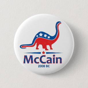 Badge Rond 5 Cm McCain, brontosaure