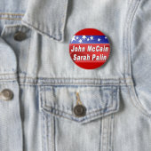 Badge Rond 5 Cm McCain/Palin (En situation)