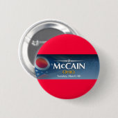 Badge Rond 5 Cm McCain pour l'Ohio (Devant & derrière)