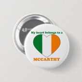 Badge Rond 5 Cm Mccarthy (Devant & derrière)