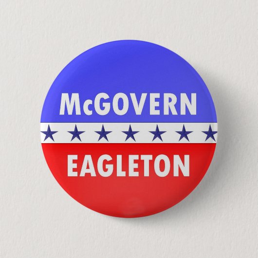 Badge Rond 5 Cm McGovern Eagleton (Devant)