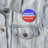 Badge Rond 5 Cm McGovern Eagleton (En situation)