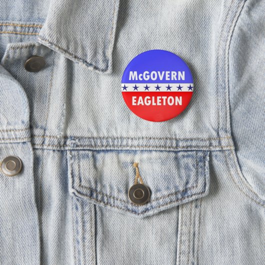 Badge Rond 5 Cm McGovern Eagleton (En situation)