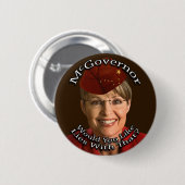 Badge Rond 5 Cm McGovernor Sarah Palin (Devant & derrière)