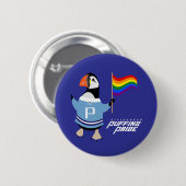 Badge Rond 5 Cm McGuffin Puffin Pride (Devant & derrière)