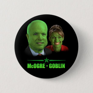 Badge Rond 5 Cm McOgre/lutin '08