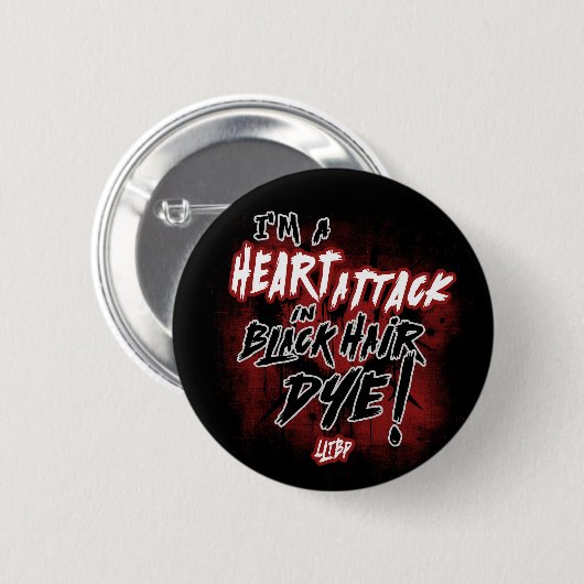Badge Rond 5 Cm MCR HeartAttack Button (Devant & derrière)