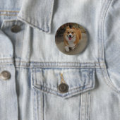 Badge Rond 5 Cm Me voici ! (En situation)