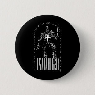 Badge Rond 5 Cm Me voici envoyé Esaïe 6 8 Croisés Chevaliers Templ