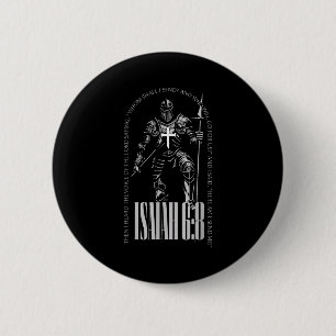 Badge Rond 5 Cm Me voici envoyé Esaïe 6 8 croisés templiers