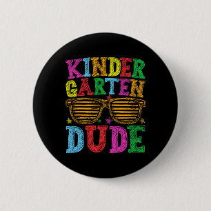 Badge Rond 5 Cm Mec de maternelle retour à l'école premier jour d'