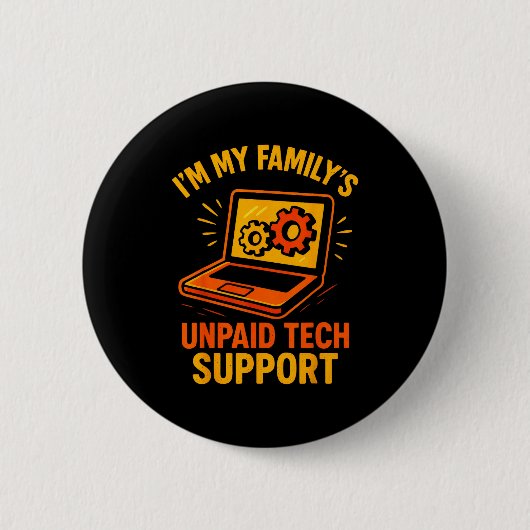 Badge Rond 5 Cm Mecano amusant type de soutien geek nerd ingénieur (Devant)