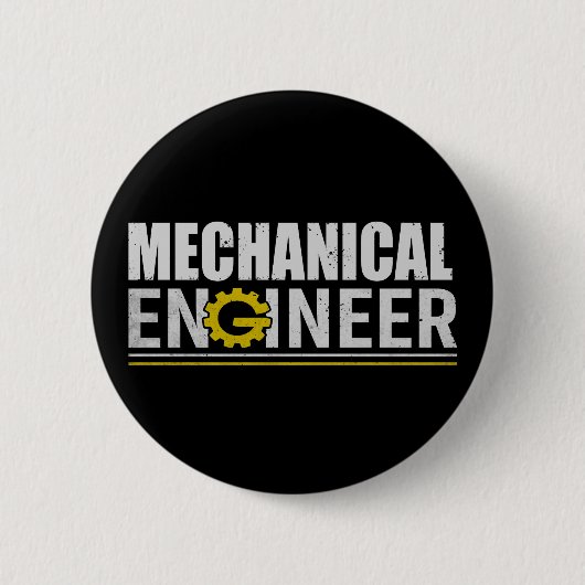Badge Rond 5 Cm Mechanical Engineering Funny Engineer (Devant)