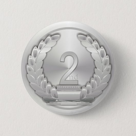 Badge Rond 5 Cm Médaille d'argent (Devant)