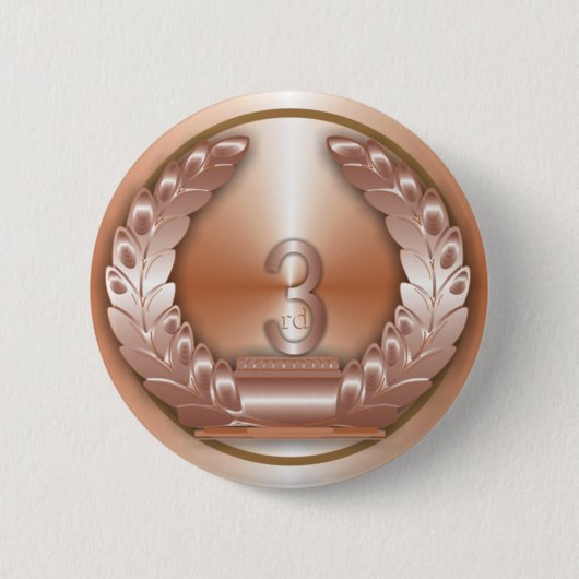 Badge Rond 5 Cm Médaille de bronze (Devant)