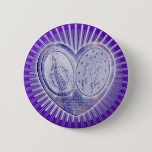 Badge Rond 5 Cm médaille miraculeuse li
