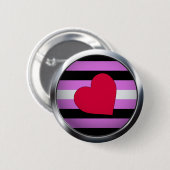 BADGE ROND 5 CM MEDALLION DE FILLE EN CUIR (Devant & derrière)