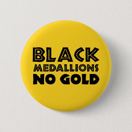 BADGE ROND 5 CM MÉDALLIONS NOIRES PAS D'OR (Devant)