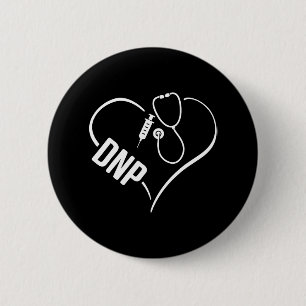 Badge Rond 5 Cm Médecin de la pratique infirmière de la PRP Heartb
