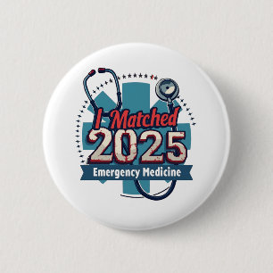 Badge Rond 5 Cm Médecine d'urgence 2025