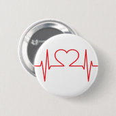 Badge Rond 5 Cm Médicale simple (Devant & derrière)