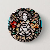 Badge Rond 5 Cm Méditation en couleurs (Devant)