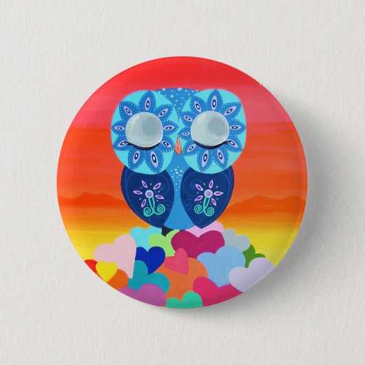 Badge Rond 5 Cm Méditations d'amour (Devant)