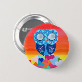 Badge Rond 5 Cm Méditations d'amour (Devant & derrière)