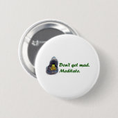 Badge Rond 5 Cm Méditez (Devant & derrière)