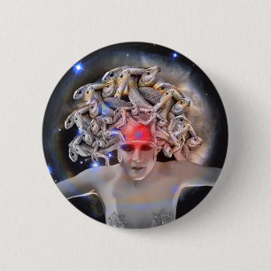 Badge Rond 5 Cm Medusa