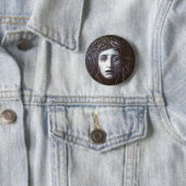 Badge Rond 5 Cm Méduse (En situation)