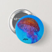 Badge Rond 5 Cm Méduses (Devant & derrière)