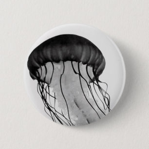Badge Rond 5 Cm Méduses