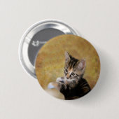 Badge Rond 5 Cm Meet Tiger (Devant & derrière)