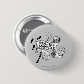 Badge Rond 5 Cm Méfait Managé (Devant & derrière)