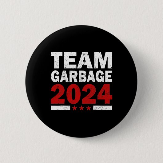 Badge Rond 5 Cm Méga Garage partisan fier de Trump (Devant)
