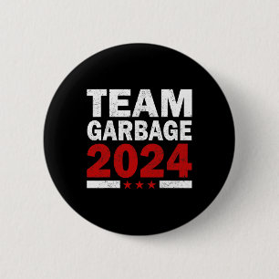 Badge Rond 5 Cm Mega Garbage Fière de Trump