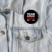 Badge Rond 5 Cm Mega Garbage Fière de Trump (En situation)
