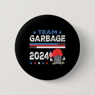 Badge Rond 5 Cm Mega Garbage Fière Trump Supporter 1