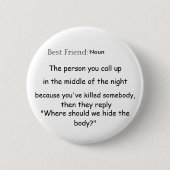 Badge Rond 5 Cm Meilleur ami Def (Devant)